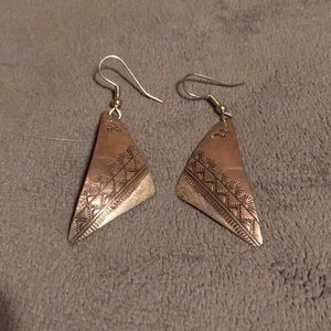 Sterling silver Native American earrings